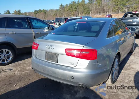 2013 Audi A6 3.0T Premium z USA, uszkodzony, nr VIN WAUGGAFC2DN062507